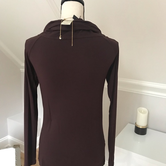 Ann Taylor Wine Colored Knit Top. Size S. NWT - Picture 7 of 8